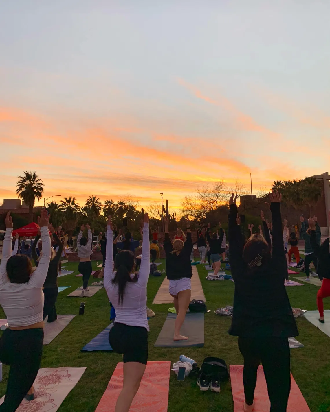 UA Mall yoga